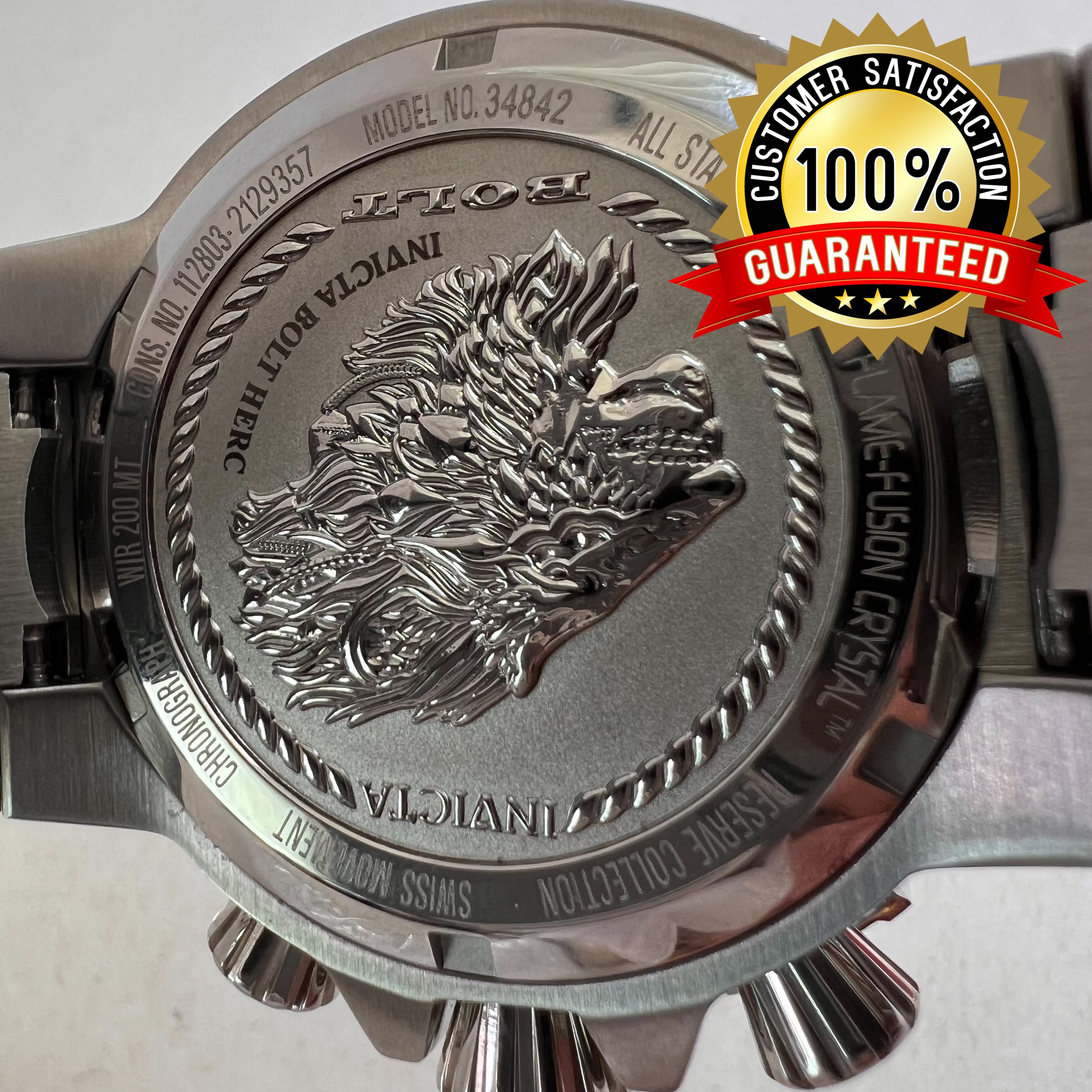 Invicta Reserve Herc Women's Watch 43mm, Mother-of-Pearl Oyster Dial, Stainless - hình ảnh